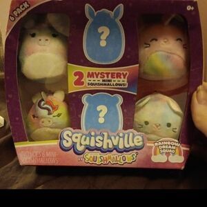 Squishmallow squishville 6 pack Rainbow Dream squad